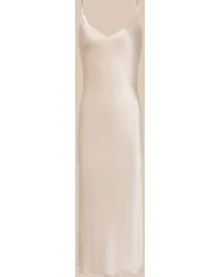 L'Agence - Seridie Silk Slip Dress - Lyst