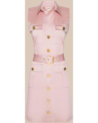 L'Agence - Noam Poplin Shirt Dress - Lyst