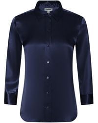 L'Agence - Dani Silk Blouse - Lyst
