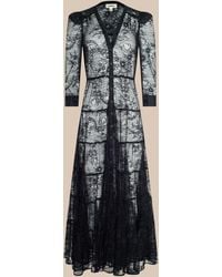 L'Agence - Seraphina Lace Tiered Maxi Dress - Lyst