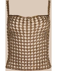 L'Agence - Joanette Embellished Tank Top - Lyst