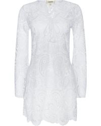 L'Agence - Ansley Cover-Up Dress - Lyst