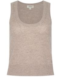 L'Agence - Filou Cashmere Tank Top - Lyst