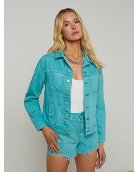L'Agence - Mack Oversized Denim Jacket - Lyst