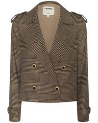 L'Agence - Xoey Cropped Trench Coat - Lyst