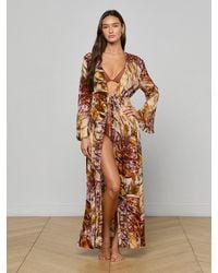 L'Agence - Janus Cover-Up Robe - Lyst
