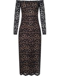 L'Agence - Lindsay Sequined Lace Dress - Lyst