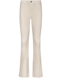 L'Agence - Selma Coated Bootcut Jean - Lyst