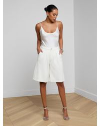 L'Agence - Akasha Bermuda Short - Lyst