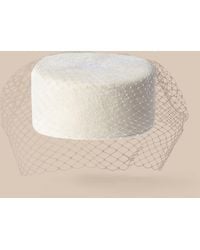 L'Agence - Anstine Pillbox Hat - Lyst