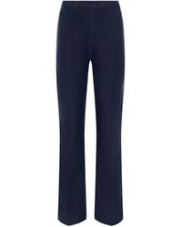 L'Agence - Clayton Coated Wide-Leg Jean - Lyst