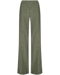 L'Agence - Livvy Linen-Blend Trouser - Lyst