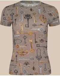 L'Agence - Ressi Fitted T-Shirt - Lyst