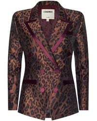 L'Agence - Kyomi Double-Breasted Blazer - Lyst
