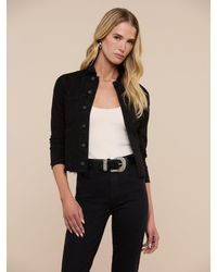 L'Agence - Janelle Denim Jacket - Lyst