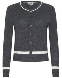L'Agence - Malone Cashmere Cardigan - Lyst
