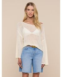 L'Agence - Ethan Knit Pullover - Lyst