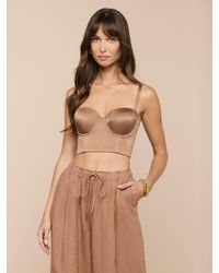 L'Agence - Nysa Bustier Top - Lyst