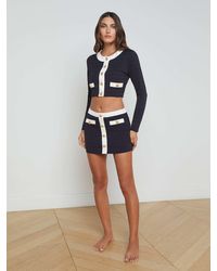 L'Agence - Coco Mini Skirt Cover-Up - Lyst
