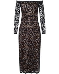 L'Agence - Lindsay Sequined Lace Dress - Lyst