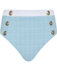 L'Agence - Vanessa High-Waisted Bikini Bottom - Lyst