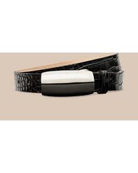 L'Agence - 'Agence Marlowe Leather Belt - Lyst