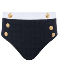 L'Agence - 'Agence Vanessa High-Waisted Bikini Bottom - Lyst