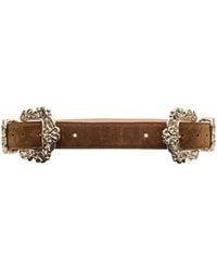 L'Agence - Chayenne Suede Belt - Lyst
