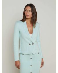 L'Agence - 'Agence Sofia Knit Blazer - Lyst