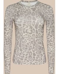 L'Agence - Tess Long Sleeve T-Shirt - Lyst