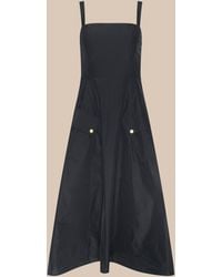 L'Agence - Ayela Midi Dress - Lyst