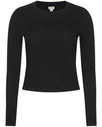 L'Agence - Leanne Cotton T-Shirt - Lyst