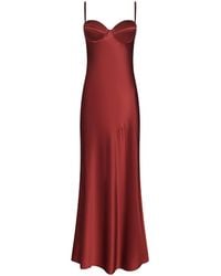 L'Agence - Sayla Silk Gown - Lyst