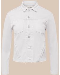 L'Agence - Janelle Denim Jacket - Lyst