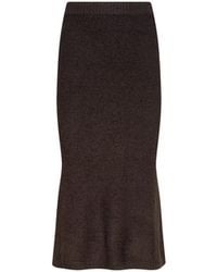 L'Agence - Salem Knit Skirt - Lyst