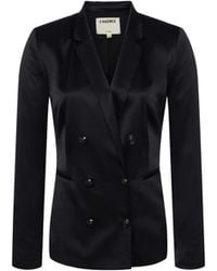 L'Agence - Colin Silk Charmeuse Blazer - Lyst