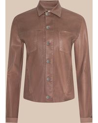 L'Agence - 'Agence Janelle Coated Jean Jacket - Lyst
