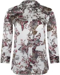 L'Agence - Dani Silk Blouse Top - Lyst