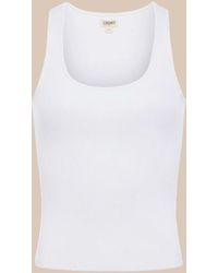 L'Agence - Adira Scoopneck Tank Top - Lyst