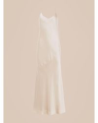 L'Agence - Serita Silk Slip Dress - Lyst