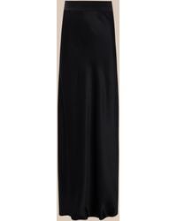 L'Agence - Ryker Waistband Silk Skirt - Lyst