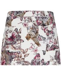L'Agence - Cyra Low-Rise Mini Skirt - Lyst