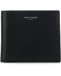 Saint Laurent - Leather Wallet - Lyst