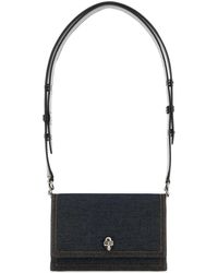McQueen - Small Skull Crossbody - Lyst
