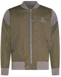 Vivienne Westwood - Cyclist Panelled Bomber Jacket - Lyst