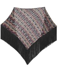 Missoni - Triangle Wool Blend Scarf - Lyst