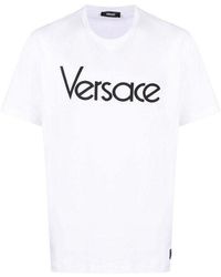 Versace - T-shirt con ricamo - Lyst