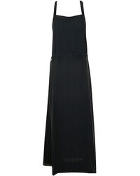 Emporio Armani - Long Dress With Belt - Lyst