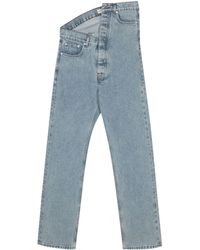 Y. Project - Evergreen Asymmetric Waist Jeans - Lyst