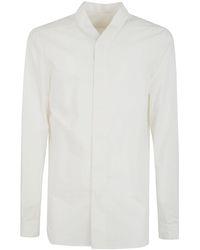 Rick Owens - Snap Collar Faun Shirt - Lyst